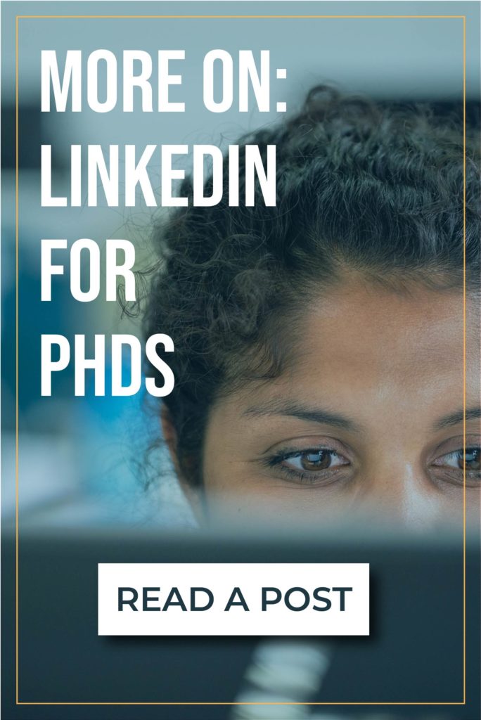 phd student linkedin profile example